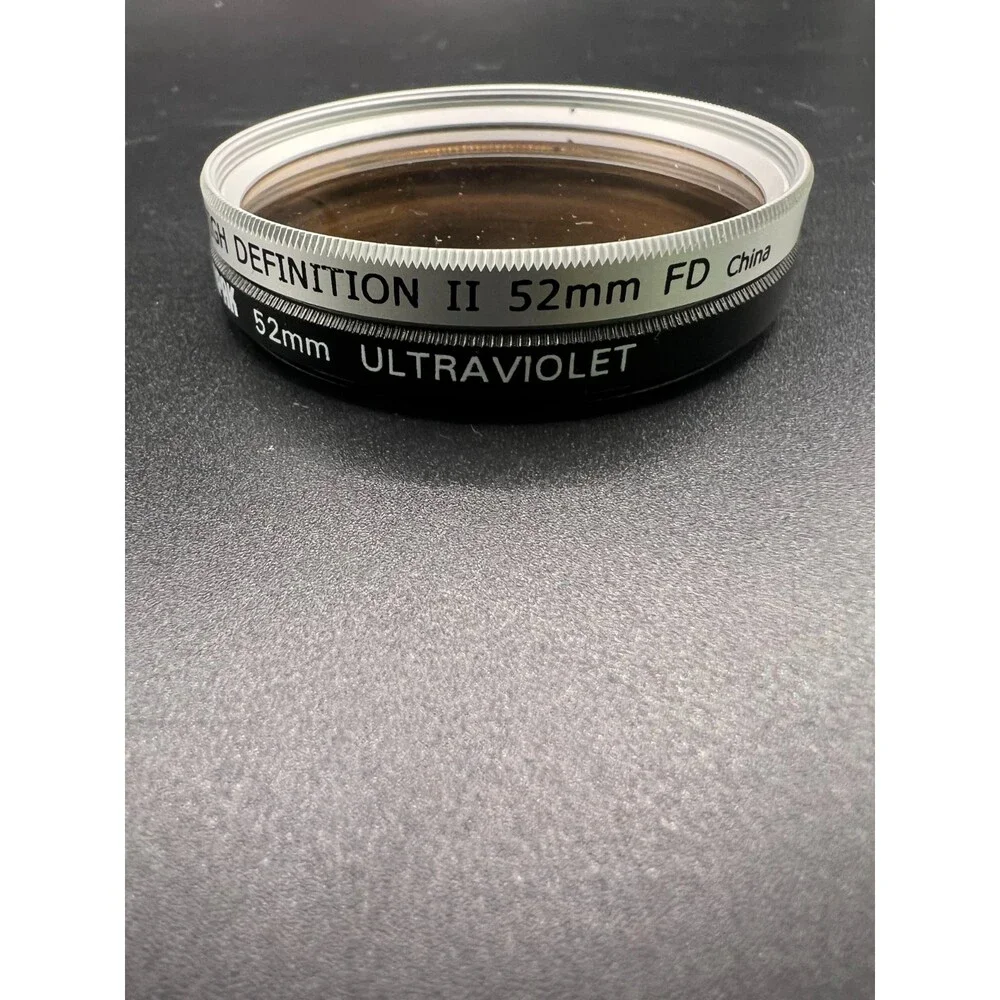 Opteka Camera Filter HD High Definition II 52mm Sunpak 52mm Ultraviolet